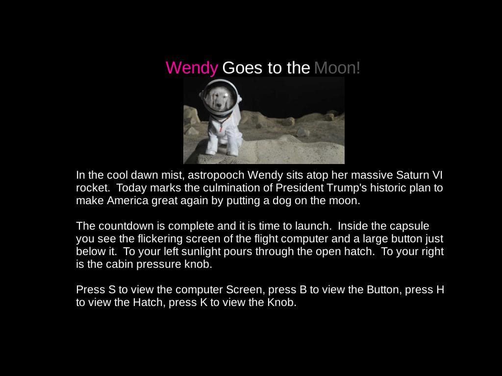 Wendy Goes to the Moon