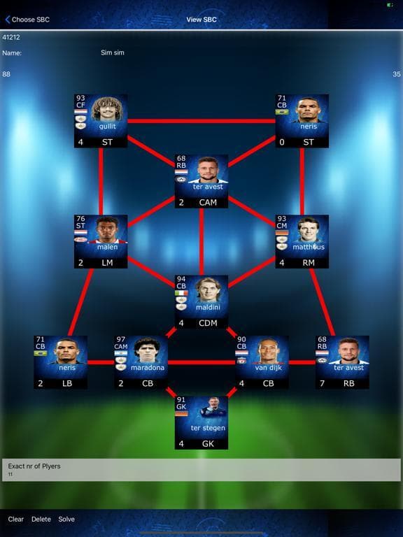 FUT SBC Wizard screenshot 2