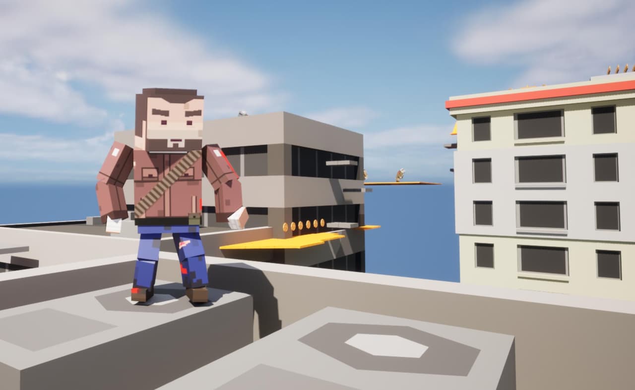 Zombie 3D platformer demo