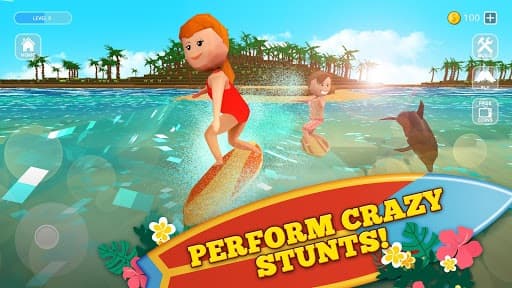 Surfing Craft: Crafting, Stunts & Surf Games World