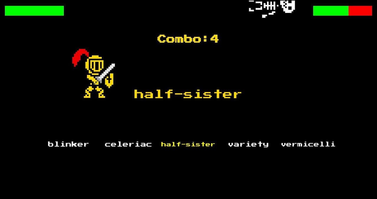 Super Word Knight: Searching for Courage