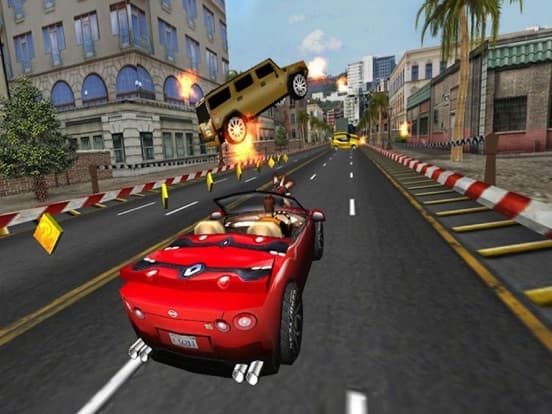 Burning Highway ( 3D Car Shooting Games ) screenshot 5