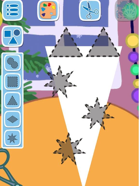 Kids handcraft: Snowflakes. Premium
