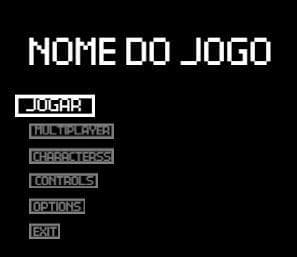 Menu Select simulator