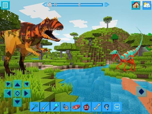 RaptorCraft 3D: Survival Craft ► Dangerous Worlds screenshot 2