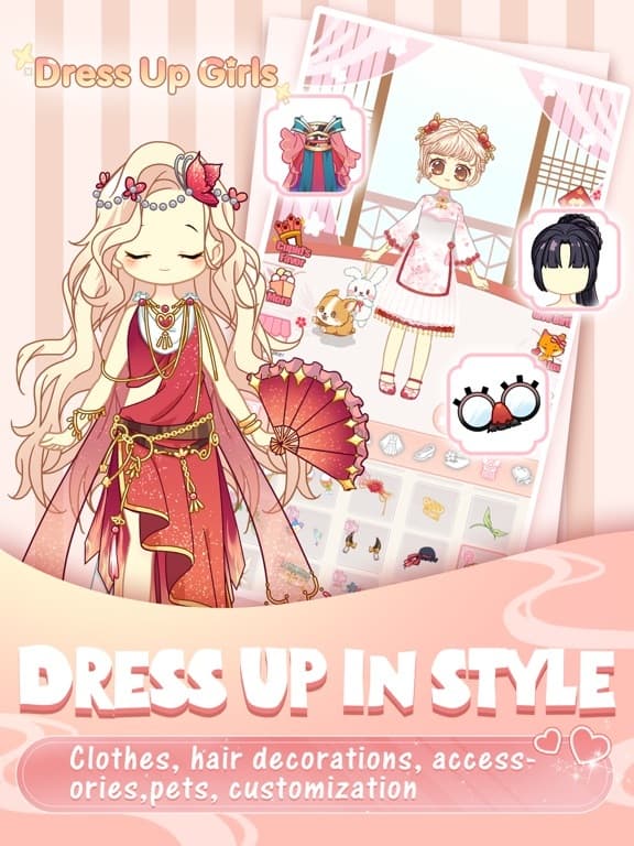 Dress Up Girls-fun games screenshot 2