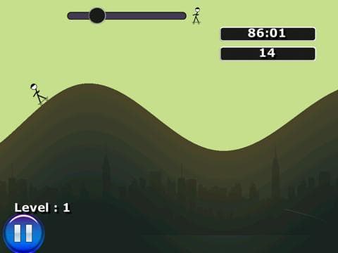 Stickman Skateboard Hill Ride screenshot 5