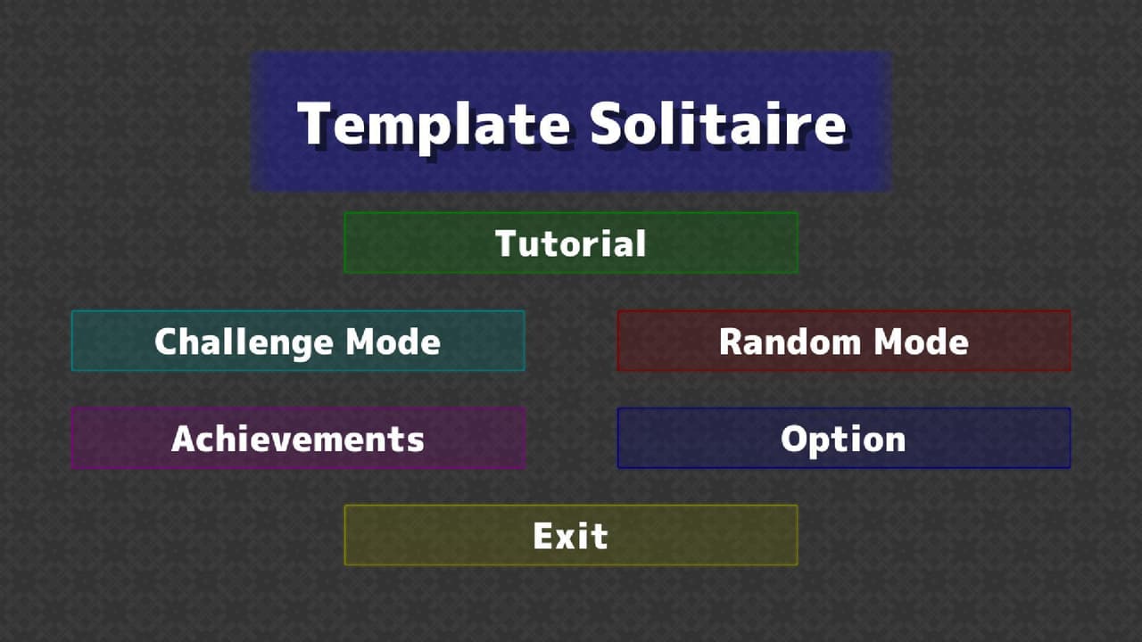 Template Solitaire PC screenshot 2