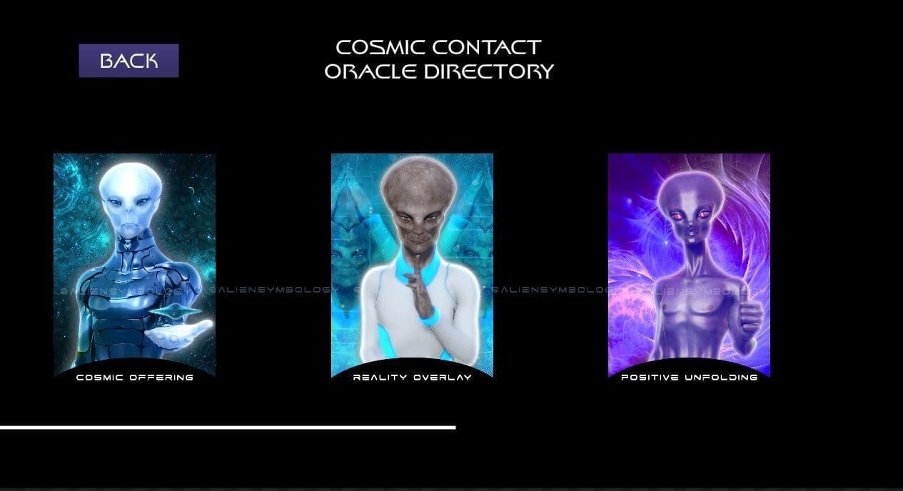 COSMIC CONTACT VIRTUAL ORACLE DECK screenshot 4