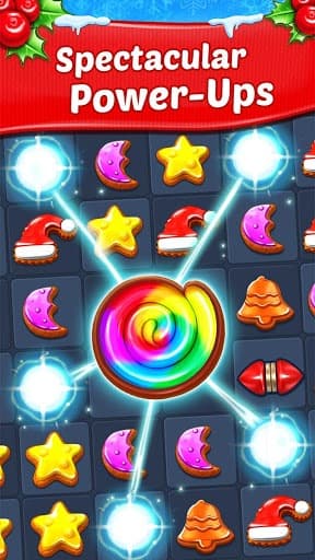 Christmas Cookie - Santa Clauss Match 3 Adventure screenshot 4