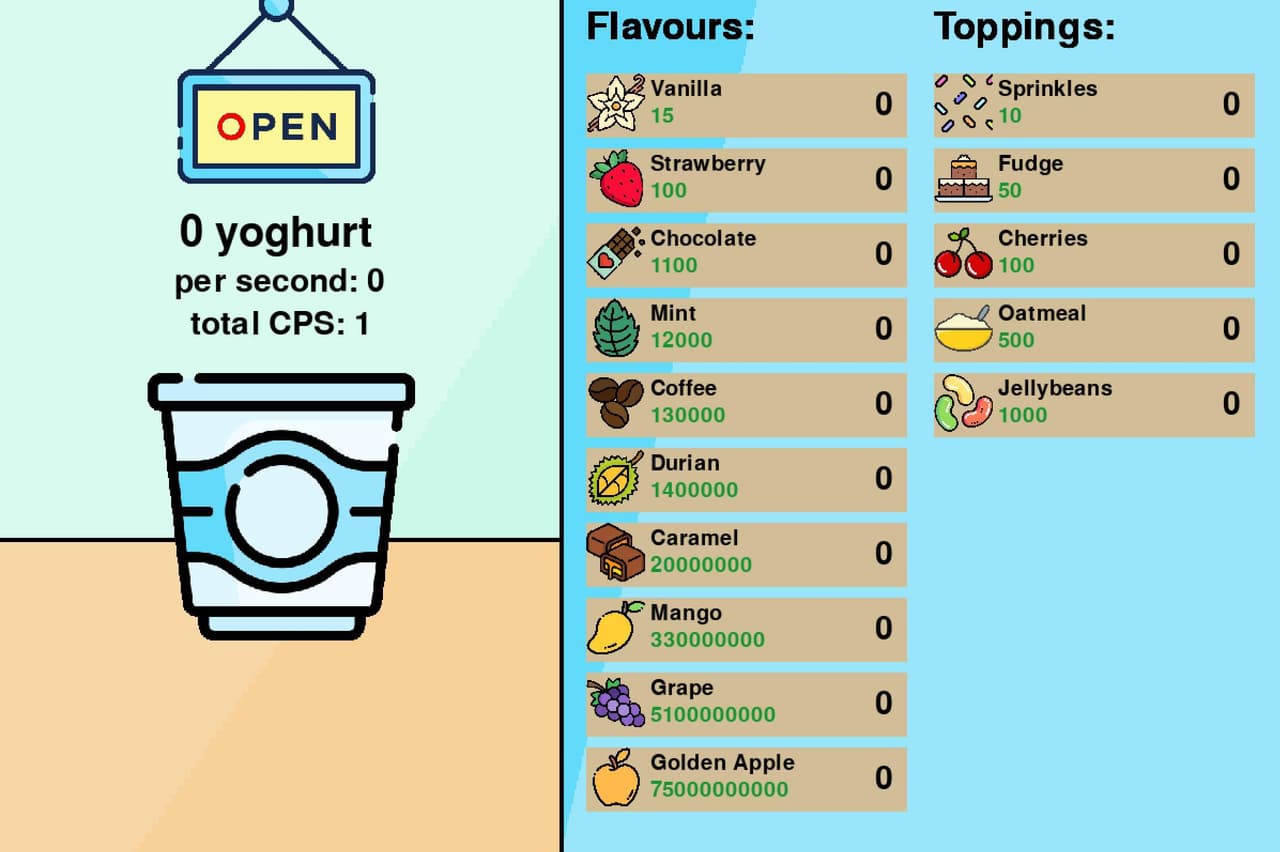 Yoghurt Clicker screenshot 3