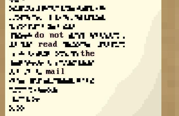 Do Not Read The Mail