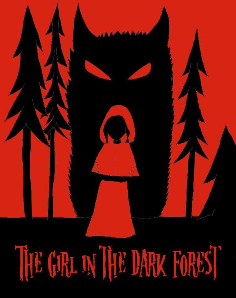 The girl in the dark forest