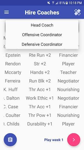 American Football Manager screenshot 6