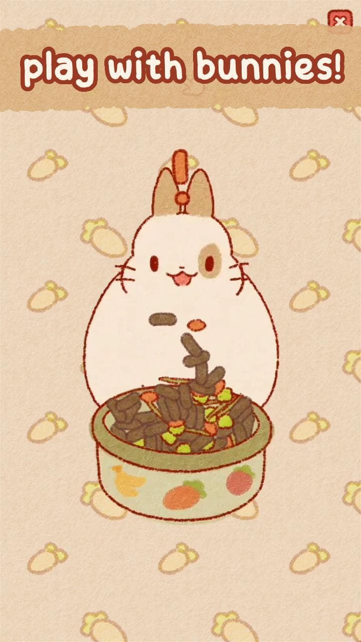 Usagi Shima: Cute Idle Bunnies screenshot 3