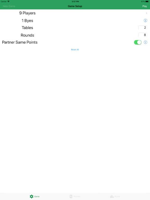 Euchre Tournament ScoreKeeper screenshot 3