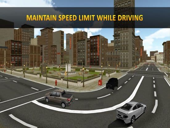 City Street Car Driving