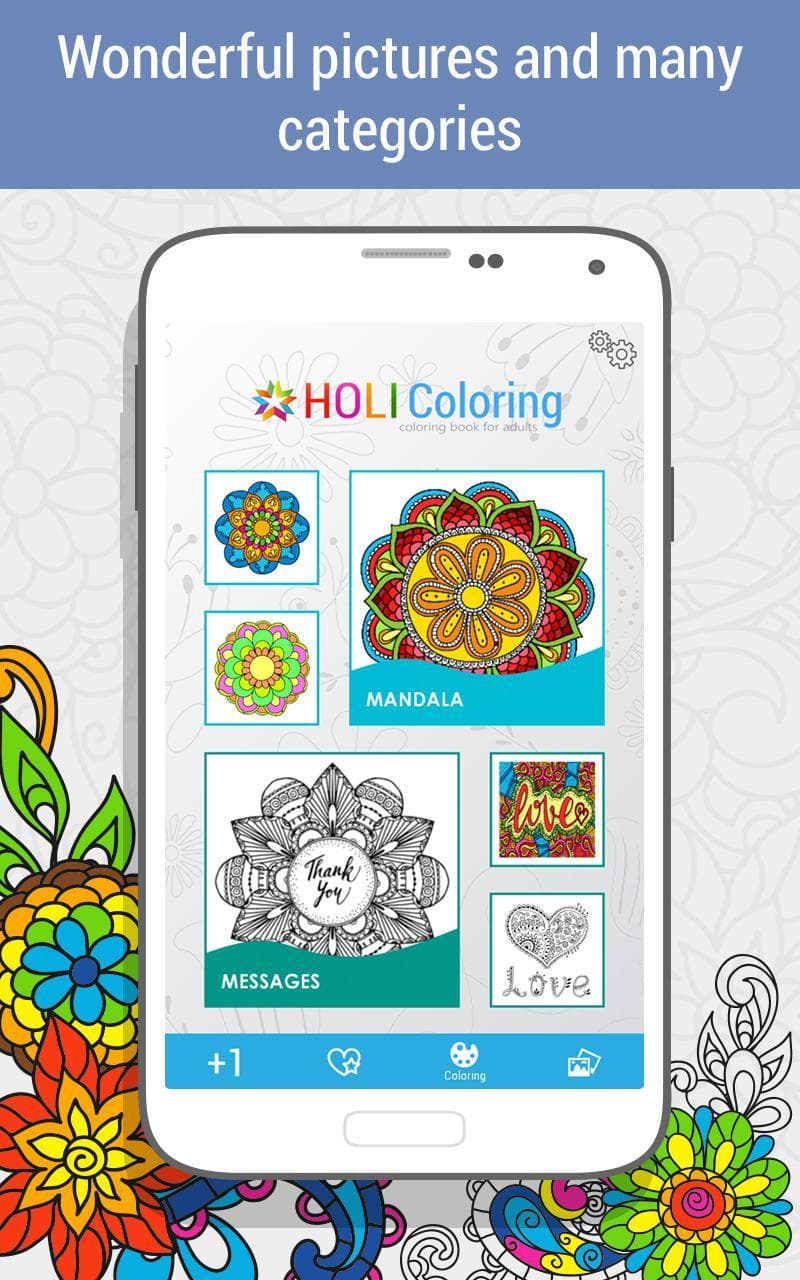 Coloring Book for Adults #HoliColoring screenshot 4
