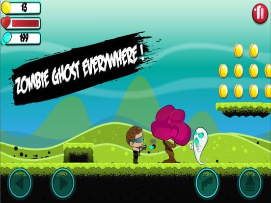 Billy vs Ghosts - Modern Ghost Zombie Shooting Games for adults and kids screenshot 4