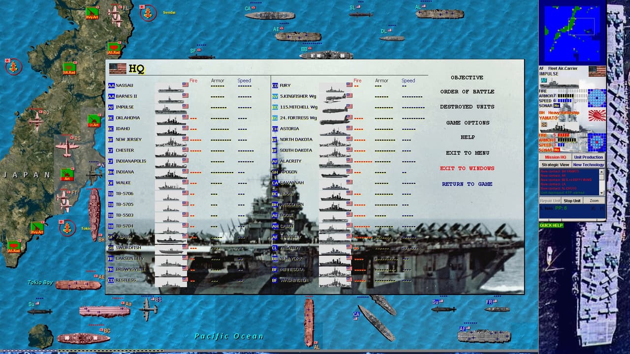 Battleships and Carriers - Pacific War screenshot 4