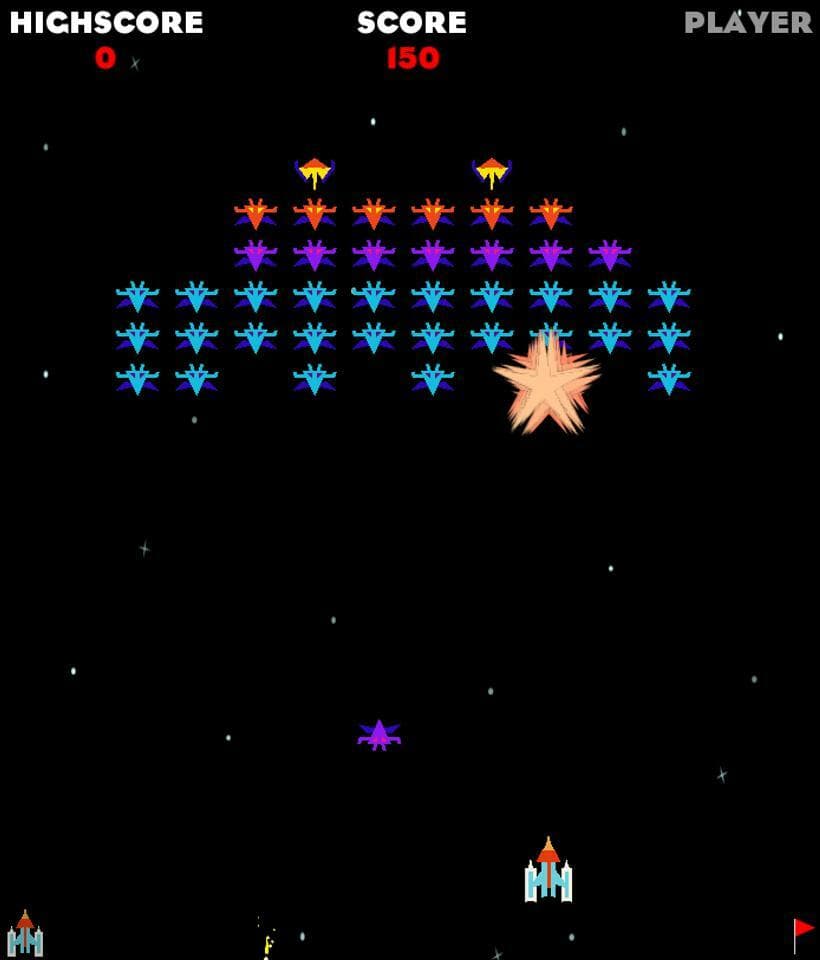 Galaxian (itch) (Joe Allen) screenshot 5