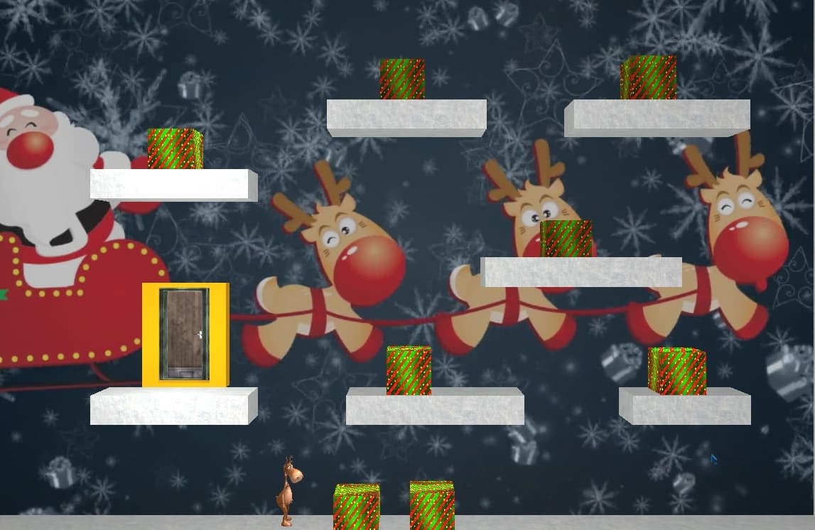 Rudolfs Dream Mini Christmas Videogame screenshot 2