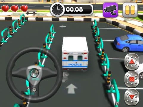 Action Police Car Parking Simulator 3D - Real Test Driving Game screenshot 5