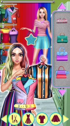 Rainbow Girls Dress Up screenshot 3