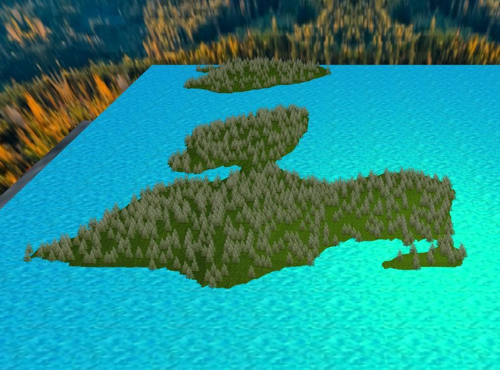 Drive around on my random island... screenshot 2
