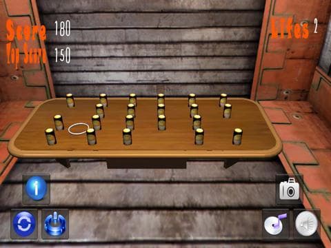 Ring Toss 3D - Top Touch Strategy Flick Arcade Family Fun Simulation Game screenshot 2