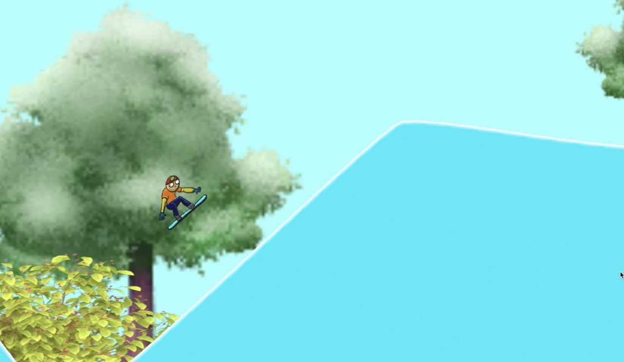 Snow Boarder Game screenshot 2