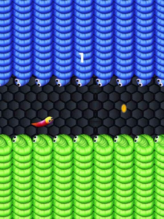 Slither Worm Snake - Switch Eat Color Coin Dotz screenshot 2