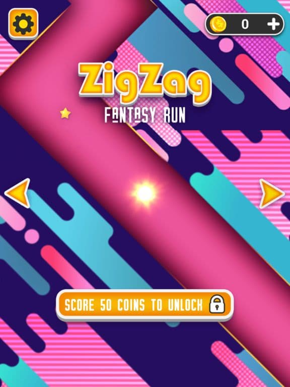 ZigZag Fantasy Run Lite screenshot 3