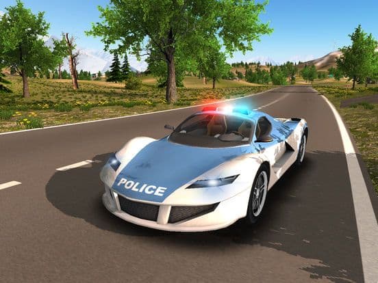 Police Car driving Offroad 4x4 screenshot 3