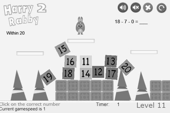 HarryRabby2 Subtraction with 3 numbers FREE screenshot 6
