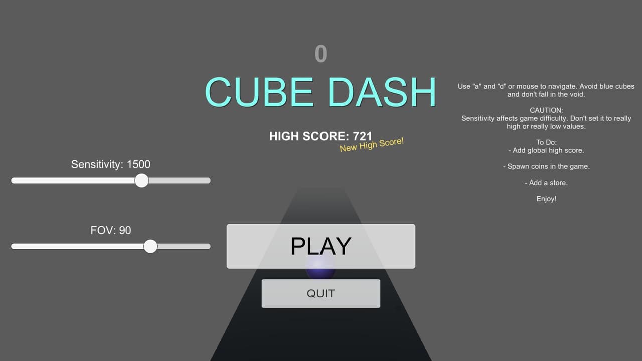 Cube Dash (codedProjects) screenshot 2