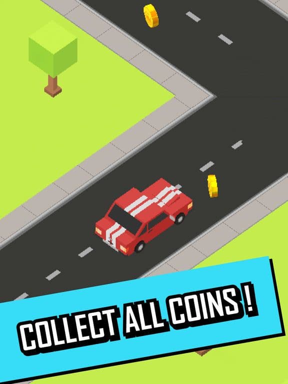 Pixel ZigZag Cars 3D screenshot 2
