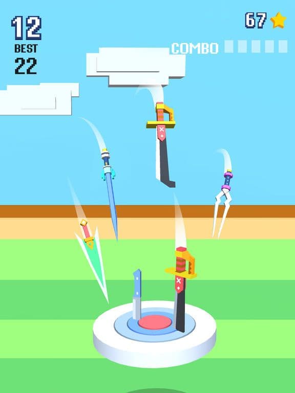 Knife Flip - Hit Geometry Cube screenshot 5