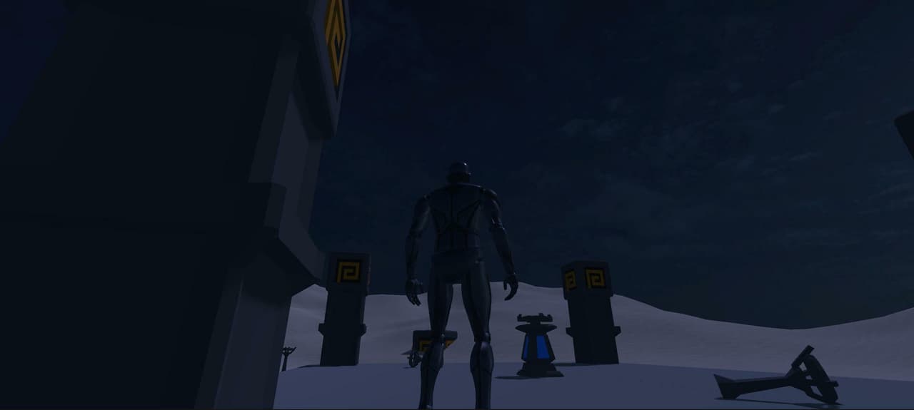 Night Desert Scene