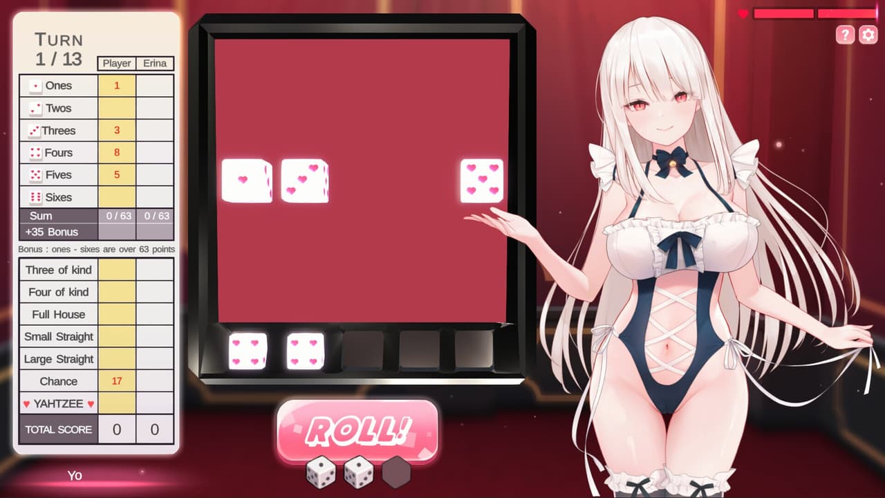 yahtzee girl screenshot 2