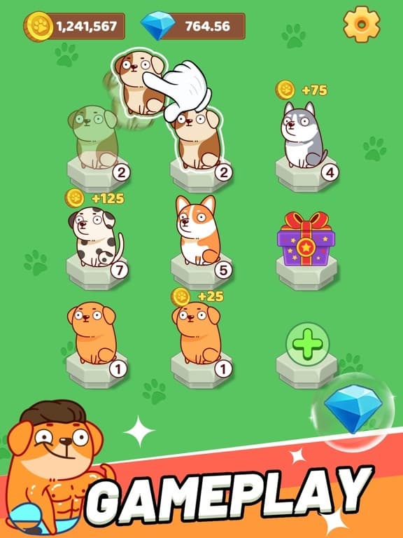 Puppy Paradise-Addictive Merge screenshot 3