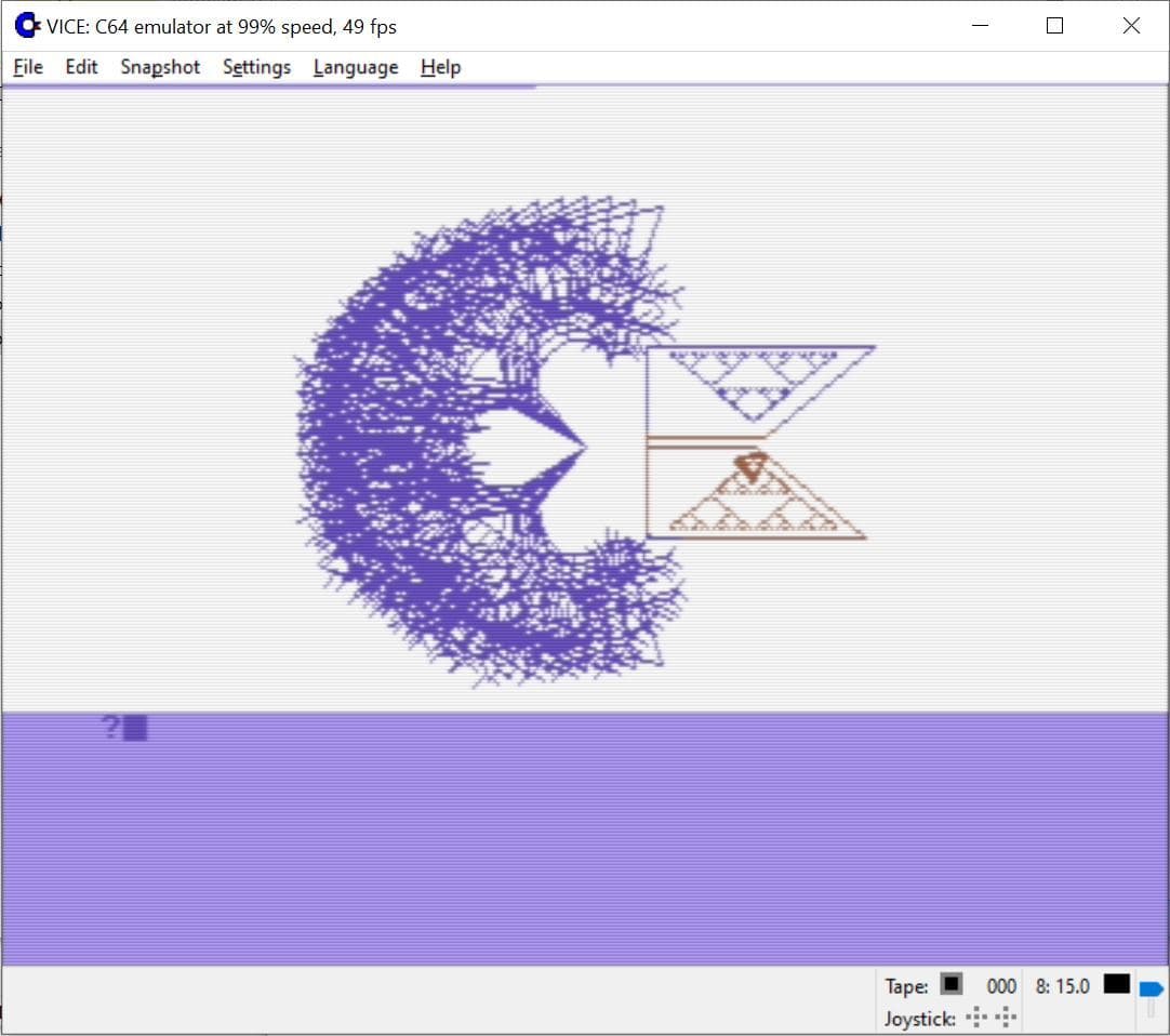 C64 Birthday logo jam in LOGO