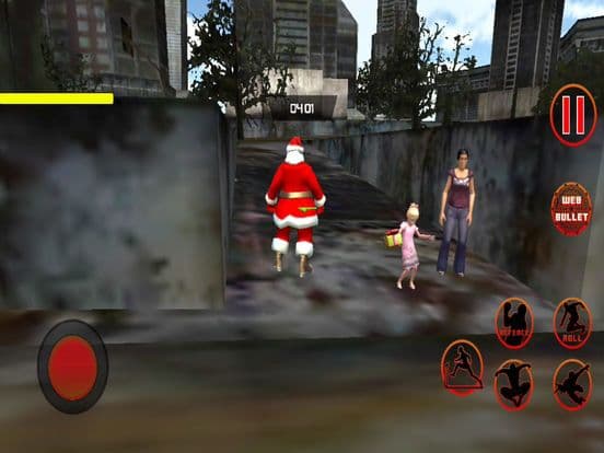 Crime City Santa Rope Hero screenshot 4