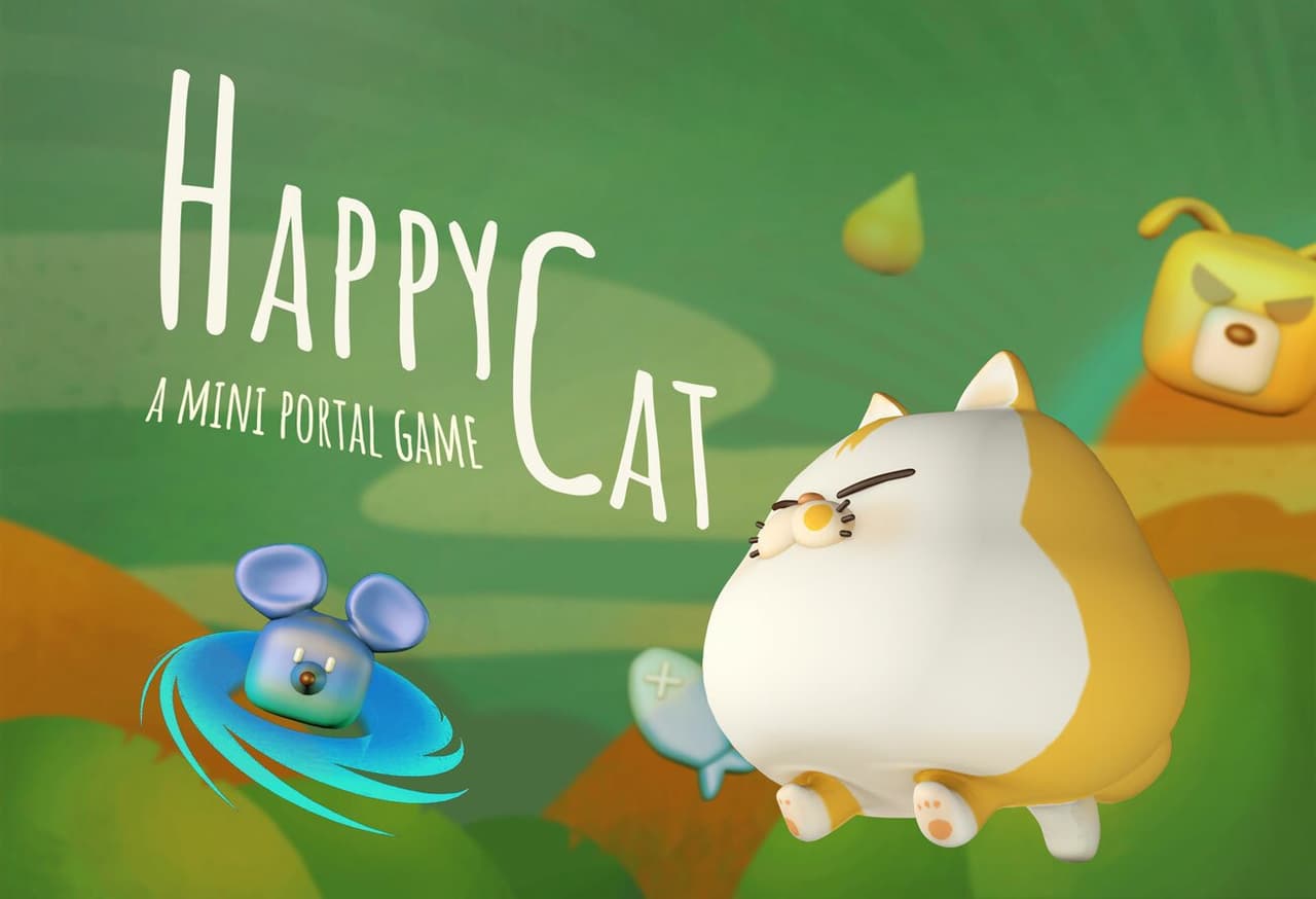 Happy Cat: a mini portal game