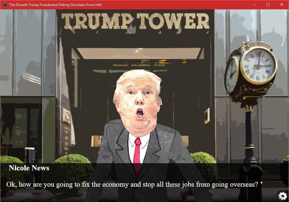 The Donald Trump Dating Simulator from Hell screenshot 3