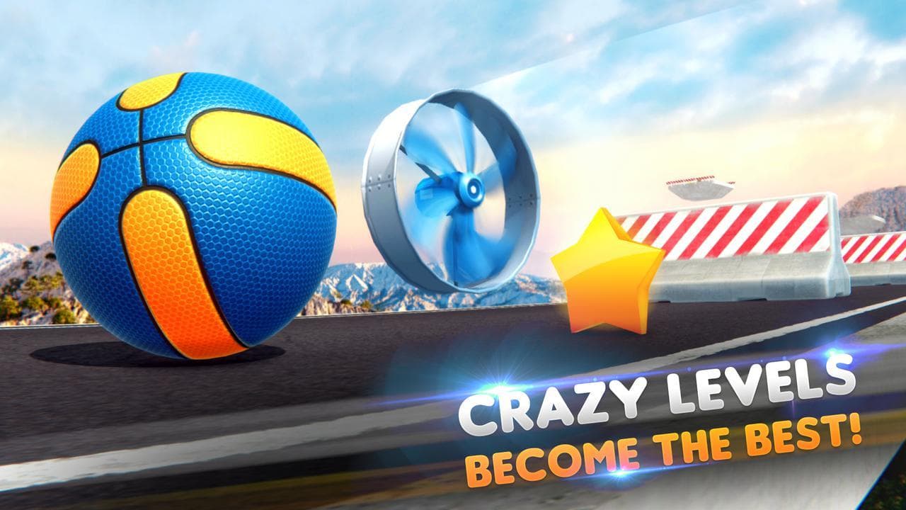 BasketRoll: Rolling Ball Game screenshot 2