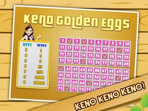 Classic Keno Golden Eggs - Bonus Multi-Card Play Free Edition screenshot 4