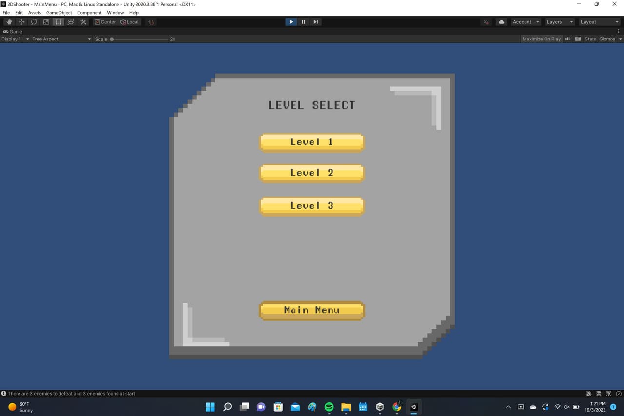 2D Shooter Tutorial (mcken288) screenshot 3