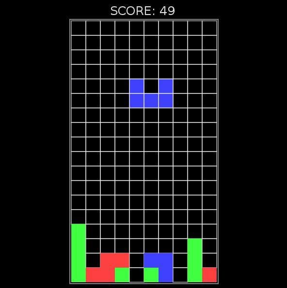 Retro Tetris screenshot 2