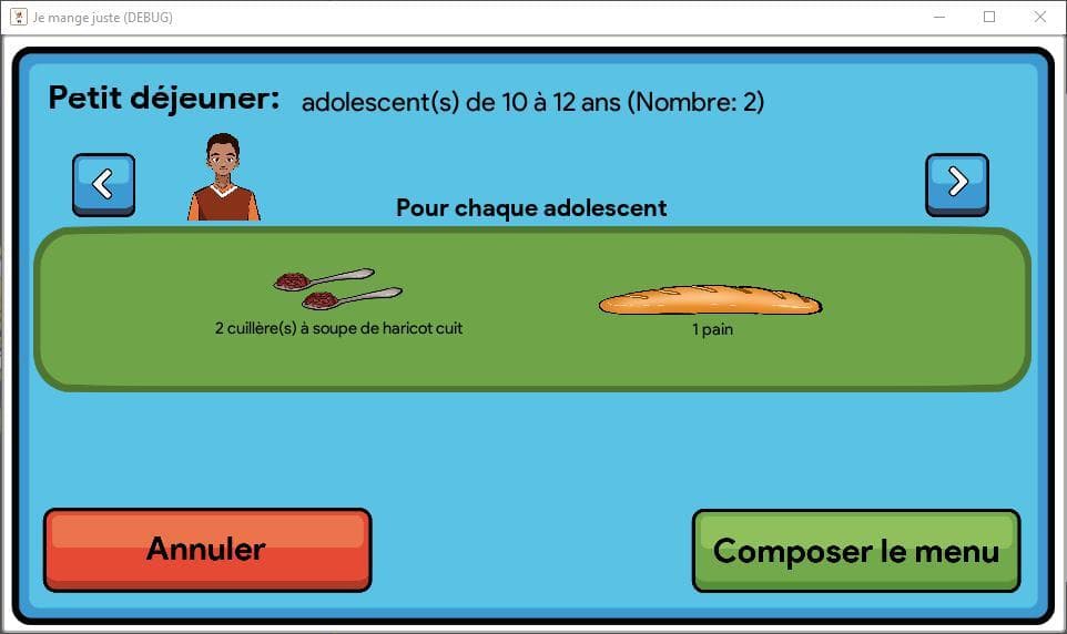 Je Mange Juste (Bayaola) screenshot 2